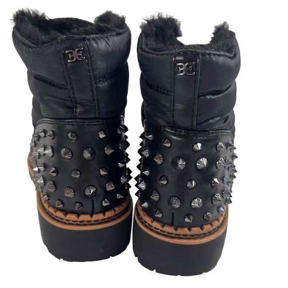 Sam Edelman Bren Leather Studded Combat Boots - Picture 9 of 10